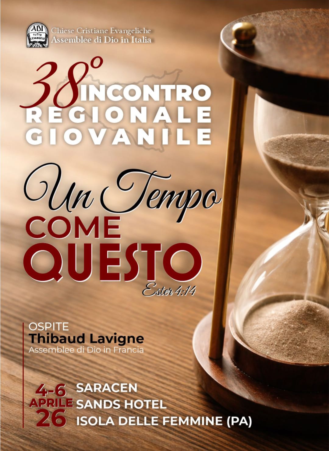 Locandina 38 Incontro Regionale Giovanile